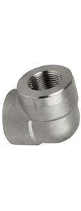 ข้อต่อเหล็กคาร์บอน C-WAY ขนาด 2 นิ้ว 90 องศา แบบเกลียว ANSI B16.11 NPT ASTM A105 - Product Image 5