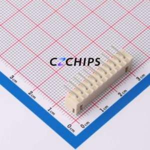 HCZZ0139-11 Wire-to-Board Pin Header Bent Lead Through Hole,P=2.54mm Connector 1x11P 2.5mm Right Angle Insert XH - Product Image 2