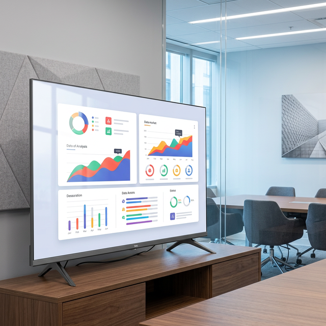 50 Inch Frameless 4K UHD Android TV LED LCD Television Borderless Smart Display for Living Room Commercial Use