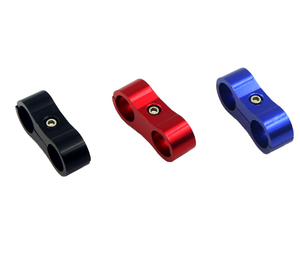 Phổ 8an kép Hose separator Kẹp nhôm nhiên liệu dòng gắn kẹp cho dầu Bolt cấu trúc - Product Image 2
