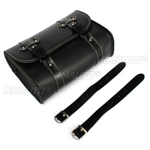 Sacs de selle universels pour moto, sacs de rangement latéraux en cuir, pochette à outils pour fourche, sacoches rétro pour Honda/Yamaha/Suzuki - Product Image 5