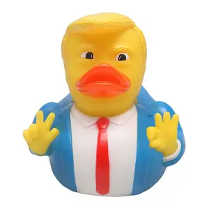 Wholesale Custom Pvc Plastic Rubber Duck Squeeze-sounding Dabbling Children Toys Floating Rubber Baby Bath Toys