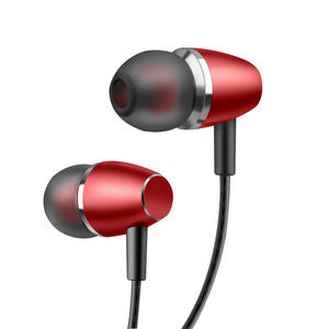 Auricolari cablati con <span class=keywords><strong>microfono</strong></span> <span class=keywords><strong>e</strong></span> controllo del Volume nelle <span class=keywords><strong>cuffie</strong></span> a rumore ergonomico dell'orecchio con <span class=keywords><strong>Jack</strong></span> da 3.5mm - Product Image 1