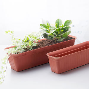 Haute qualité <span class=keywords><strong>pas</strong></span> <span class=keywords><strong>cher</strong></span> moulage par injection en <span class=keywords><strong>plastique</strong></span> Pots de fleurs de jardin jardinières rectangulaires boîte - Product Image 5