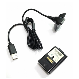 XBOXes 360 무선 컨트롤러 콘솔 교체 게임 패드 Bateria 키트 용 충전기가있는 4800mAh 충전식 배터리 팩 - Product Image 3