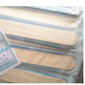 Depresores linguales médicos desechables, 100 unidades, empaquetados individualmente, 1.75*15cm, de madera para entrenamiento muscular oral. - Product Image 2