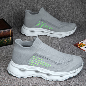 Chaussures de sport de luxe en cuir trois pièces pour créateurs de renom 2026, chaussettes et chaussures de style créateur de mode - Product Image 6