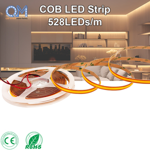 RAMATES UL ETL Bande LED à découpe libre 528 LED/m DC24V Lisse 8mm 2700K Douce 13W ETL pour éclairage DIY - Product Image 1