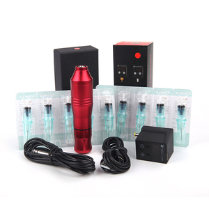 Complete Tattoo Pen <b>Kit</b> Cartridge Machine Inks Power Supply Full Set for Beginner and Studio Artists - Product Image 2