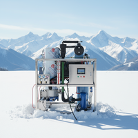 Nouvelle machine à glace en tube Haiyue de 1 tonne, conception personnalisée, diamètre de 16 mm, machine à glace cylindrique fournie par l'usine