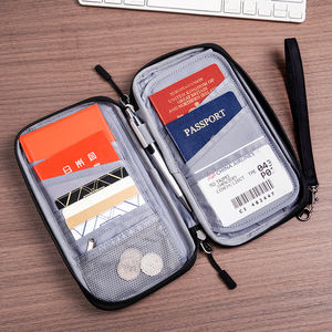 Porta Pasaportes RFID Impermeable para Viajes, con Múltiples Ranuras para Tarjetas, para Colgar al Cuello - Product Image 3