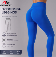 Perzikvormende yogabroek met hoge taille, naadloze, naakt-gevoel, billen liftende workout leggings