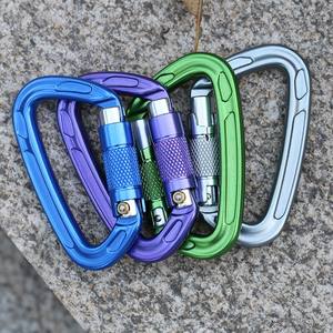 Muestra gratis ligero personalizado Mini mosquetón de escalada multiherramienta colorido bloqueo automático aleación senderismo minería <span class=keywords><strong>25</strong></span> <span class=keywords><strong>Kn</strong></span> - Product Image 1