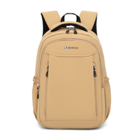 Mochila para estudiantes, tela de nailon lavada suave, mochila para ordenador de 16 pulgadas, múltiples bolsillos, correa para equipaje, uso diario unisex, para viajes y actividades al aire libre