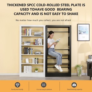 Trẻ em kệ sách sàn hình ảnh cuốn sách đồ chơi lưu trữ giá thép nhỏ kệ sách kim loại Tủ Sách - Product Image 4