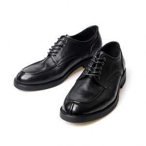 Mocassins Oxford à lacets pour hommes, bout carré, en cuir véritable, légers, respirants, antidérapants, pour le bureau et les occasions formelles - Product Image 4