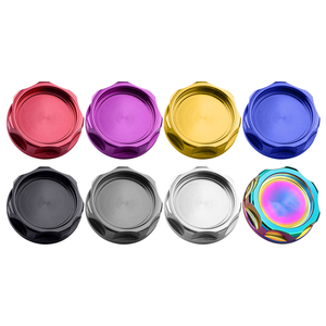 <span class=keywords><strong>Bouchon</strong></span> de réservoir d'<span class=keywords><strong>huile</strong></span> <span class=keywords><strong>moteur</strong></span> JDM de haute qualité pour voiture, couvercle de remplissage de réservoir de carburant en alliage et aluminium chromé - Product Image 1