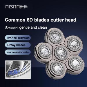 CITICITY Electric Shaver for <b>Men</b> Bald Head Machine Replacement Shaving Head Artifacts Rotary Shaver for Face Household - Product Image 2
