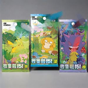 Cartes à collectionner Pokémon originales PTCG Collection Vol.3 151 Surprise PKM Chinese Scarlet Poke-moned Gem Pack V2 Violet Paper - Product Image 1
