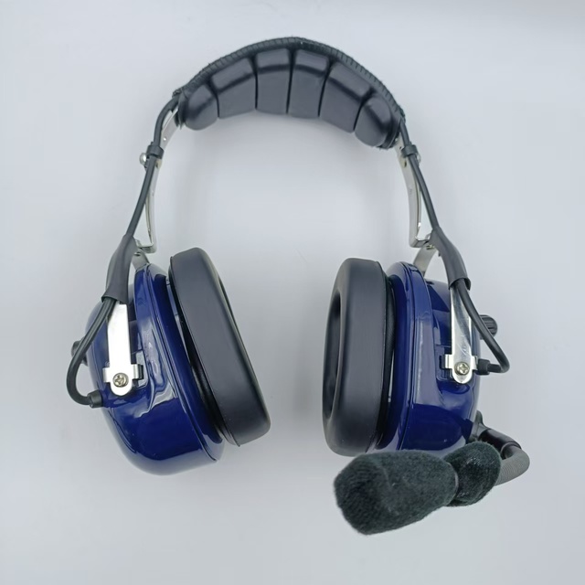 HXKK Professional Ear Aviation Pilot Headphone PNR Noise Reduction Mic Headset IPX-4 Waterproof Volume Adjustment Customizable