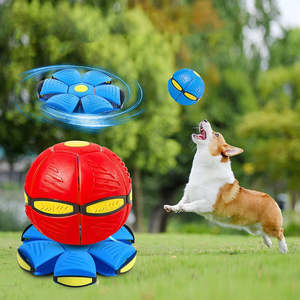 Lynpet prezzo di fabbrica per esterno flessibile magico volo UFO piatto di lancio del cane palla giocattolo portatile piattino giocattoli per bambini - Product Image 6