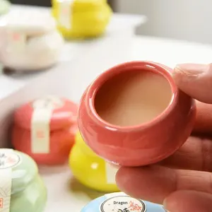 Baume solide en céramique de style ancien, parfum longue durée, parfum portable, aromathérapie classique, format échantillon pour hommes et femmes - Product Image 4