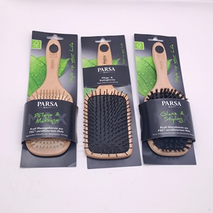 Cepillo de pelo de madera de paleta <span class=keywords><strong>PARSA</strong></span> con cerdas de jabalí natural - Product Image 4