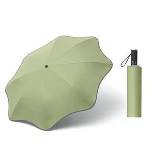 <span class=keywords><strong>Parapluie</strong></span> pliant 3 sections personnalisé en gros, imperméable, coupe-vent, ouverture automatique, coins arrondis, protection solaire pour femmes - Product Image 5