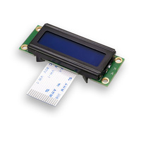 Layar Karakter LCD1602 Ringkas, Konektor FPC, Ukuran Miniatur, Ideal untuk Penggunaan Industri