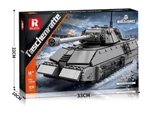 Serie Militare: Blocchi da Costruzione Carro Armato Taschenratte Bat Chatillon 25t, Modello da Assemblare per Vendita all'Ingrosso e al Dettaglio - Product Image 1