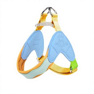 Arnés para Perro Simple de Color Sólido, Cómodo, Transpirable, con Malla en el Pecho y Espalda, Ajustable, con Cierre de Hebilla Reversible y Cintas de Poliéster - Product Image 2