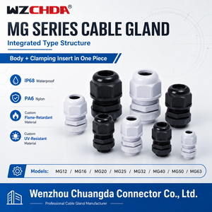 Passe-câble monobloc en nylon <span class=keywords><strong>MG16</strong></span>, connecteur étanche IP68 haut de gamme adapté à la protection des câbles, OEM disponible - Product Image 2