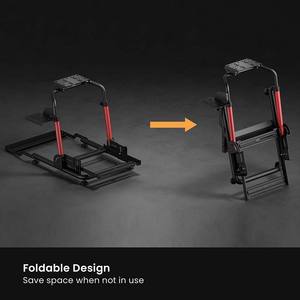 Support de volant de course pliable LRS17-BS02, simulateur de direction réglable, support de jeu de course compatible avec Logitech G29 G920 PS5 - Product Image 4