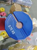 Accessoires de gym : Plaques de poids fractionnelles en acier et caoutchouc antidérapantes, durables, pour haltères, 0,25 kg, 0,5 kg, 0,75 kg, 1 kg, 1,25 kg