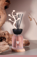 Diffuseur de parfum LOLOTA Home Decor Factory, plantes naturelles personnalisées, huiles essentielles non toxiques, sans feu, flacon en verre et couvercle en bois