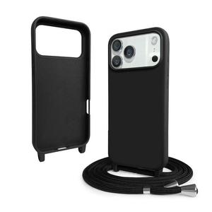 Pour iPhone 17 Pro Max givré souple TPU <span class=keywords><strong>cordon</strong></span> en Silicone étui de téléphone pour iPhone 16E 16 15 14 anti-rayures téléphone portable lanière étui - Product Image 1
