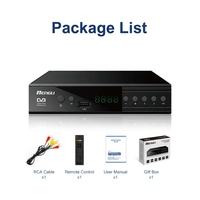 DVB-T2 Set Top Box Full HD 1080P H.265 HEVC Penerima TV Digital HDMI USB PVR FTA Dekoder Terestrial untuk TV Rumah