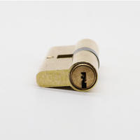 Cylindre de serrure de porte fiable à 8 clés, fabriqué en cuivre massif, offrant une protection antivol robuste pour les portes de maison.