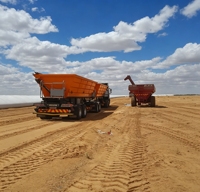 Prix d'usine, excellent état, remorques Superlink à benne latérale 2+2 essieux, 4 essieux, 70 tonnes, vente chaude pour le Mozambique