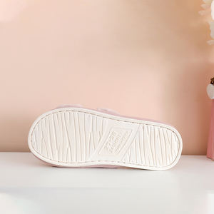 Pantuflas de Algodón para Otoño/Invierno 2025, Pantuflas de Interior Silenciosas de Felpa para Parejas, Antideslizantes para el Hogar - Product Image 4