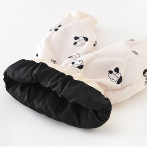 Abito per bambini inverno ispessito ragazzi ragazze Cardigan stampato pantaloni 2 pezzi Set vestiti caldi per neonati - Product Image 6