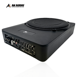 Subwoofer de voiture AK-26S, modèle compétition usine, le plus récent, 10 pouces, ultra-plat, en aluminium, actif, 12V DC, 150W RMS, pour installation sous le siège - Product Image 4