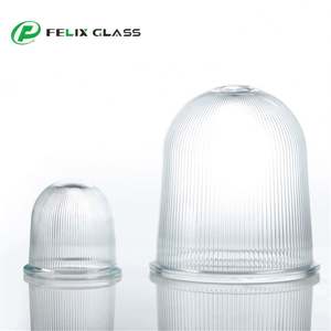 Cylindre en verre borosilicate transparent moderne, moulé par pression, écologique, garantie 3 ans, testé aux chocs, anti-explosion, couvercles extérieurs - Product Image 1