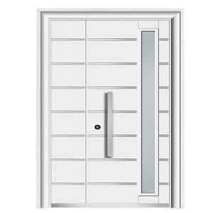 Porte de sécurité en acier trempé, de luxe moderne, Style ancien, insonorisation, intérieur en verre trempé, simple, pour la maison - Product Image 1