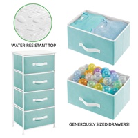 Commode de rangement en tissu multifonctionnelle moderne pour salon et chambre à coucher