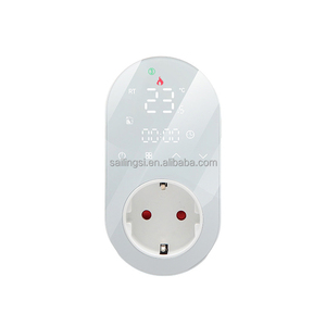 SLS LED Smart <span class=keywords><strong>WiFi</strong></span> <span class=keywords><strong>programable</strong></span> HVAC termostato <span class=keywords><strong>enchufe</strong></span> para UE/EE. UU. Compatible Android para Nest HVAC calefacción por suelo radiante - Product Image 1
