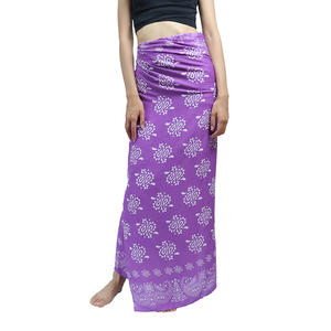 Купальник с фиолетовыми цветами кешью - Product Image 5