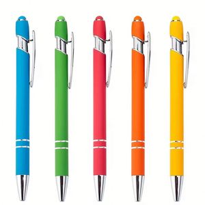 ปากกาสไตลัสแบบ 2-in-1  แบบคาปาซิทีฟ  สีโรสโกลด์  พร้อมสลักโลโก้บนตัวปากกา  ทำจากอะลูมิเนียม  สำหรับใช้เป็นของแจก - Product Image 1