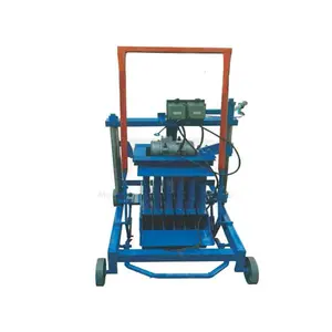 Construction automatic hydraulic press brick machine cement block production