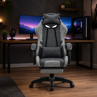 Chaise de bureau professionnelle en tissu pour le gaming, vente en gros, Guangdong